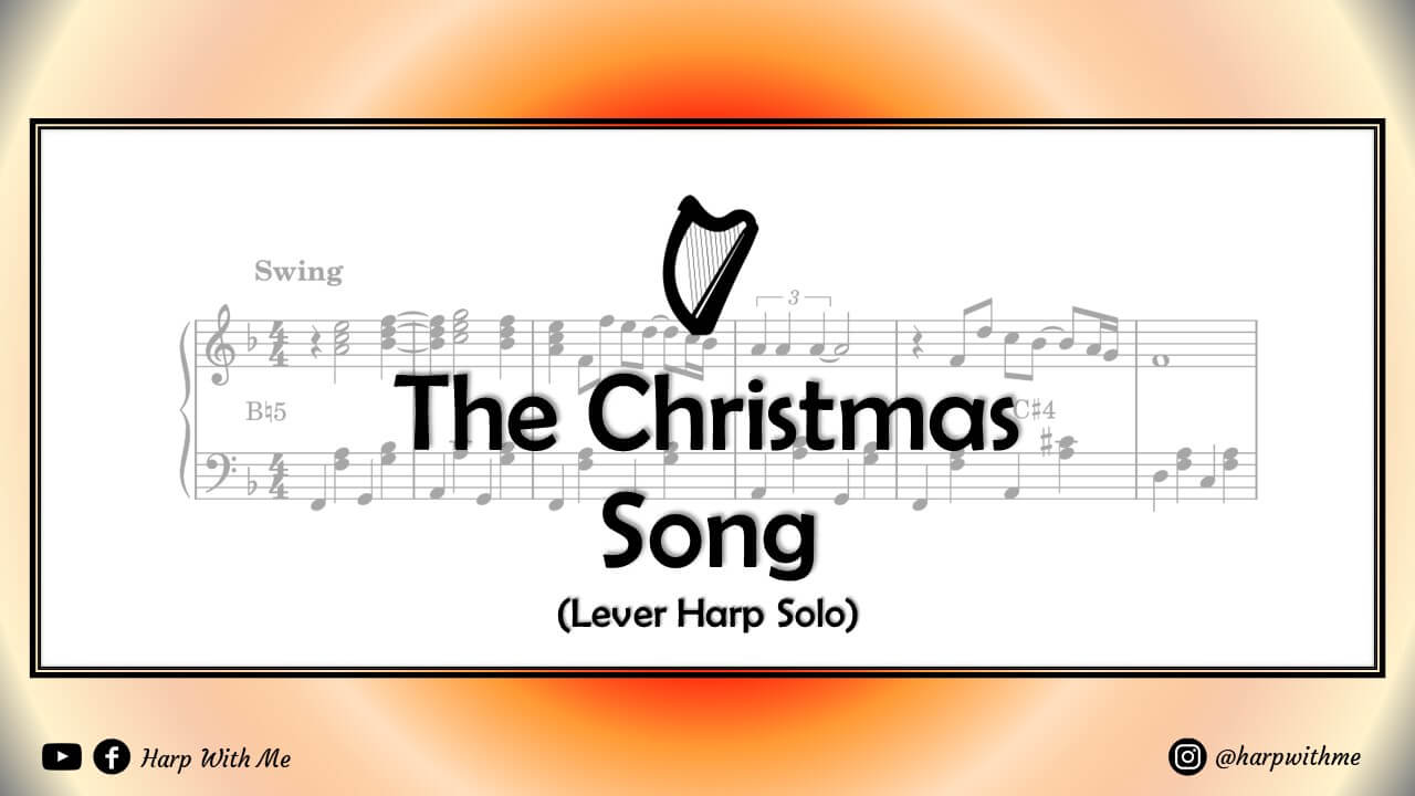 The Christmas Song Harp Solo Sheet Music Harp With Me