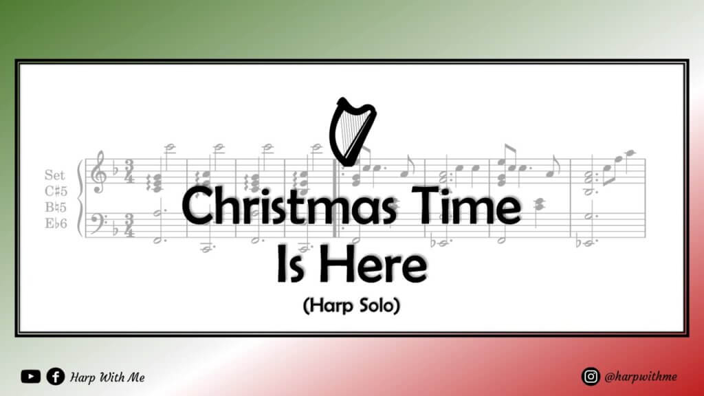 christmas time is here harp solo
