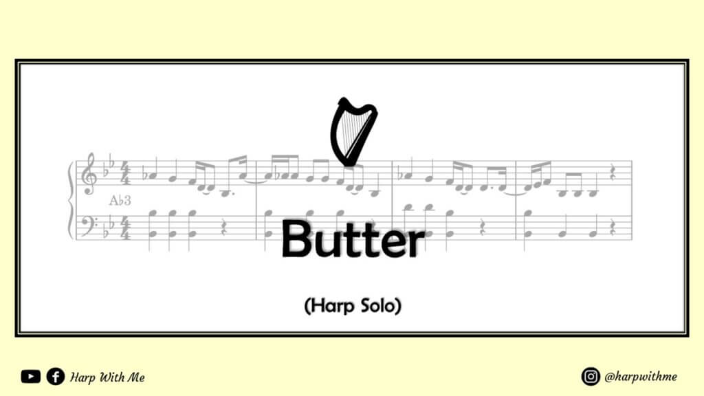 butter bts harp solo