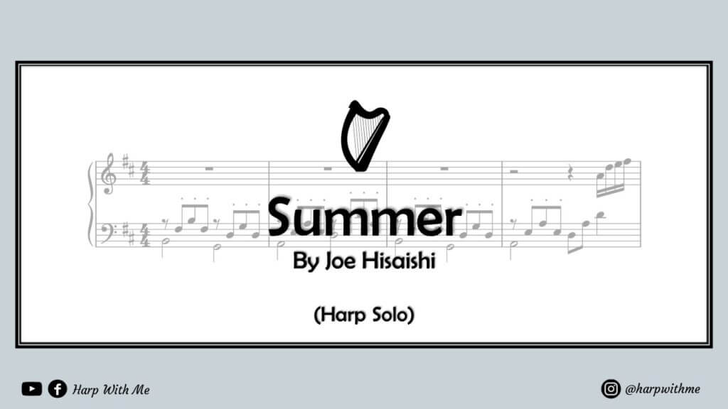 summer joe hisaishi harp