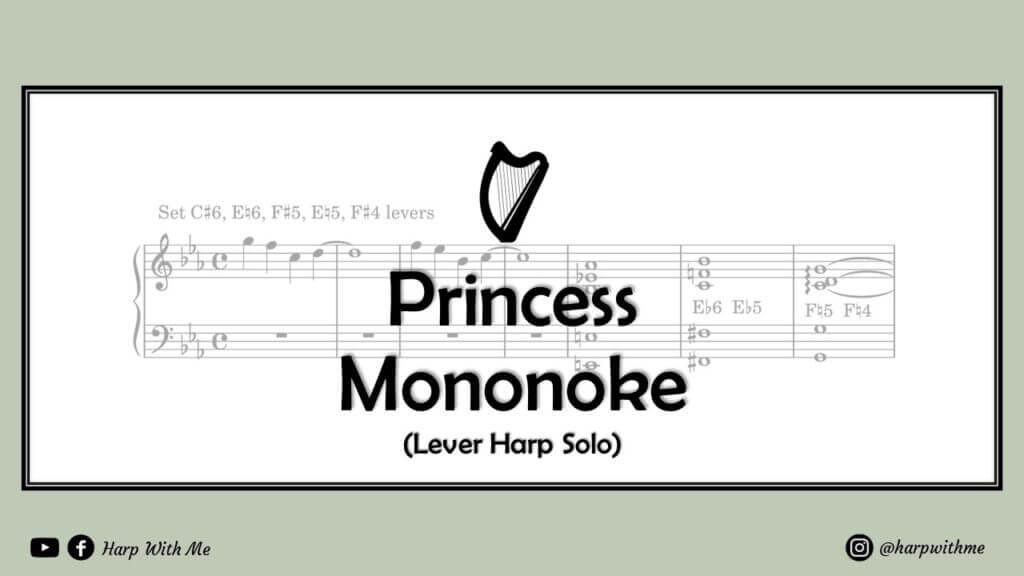 princess mononoke harp